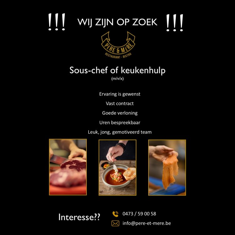   Wij zoeken extra kracht in de bediening - Flexijob of Vast Contract
